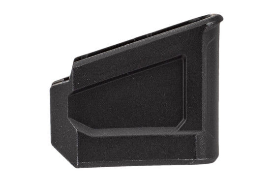 Strike Industries Glock Enhanced Magazine Base Plate features a black anodized finish